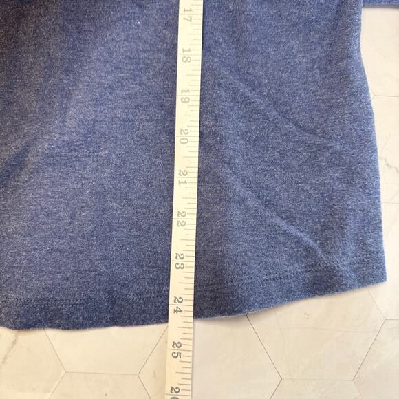 LL Bean Womens Size L Reg Blue Shawl Collar Pullover Sweatshirt Classic in EUC - Picture 7 of 10